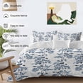 thumbnail image 4 of Blue Fruit Bedding 3 Piece Duvet Cover Set Queen Size, Vintage Plant Nature Botanical Flower Floral Soft Microfiber Comforter Cover with Zipper Closure & Pillowcases, FadeResistant Quilt Cover, 4 of 9
