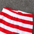 thumbnail image 5 of Odeerbi Christmas Pajama Sets For Boys Girls Casual Home Wear Striped Round Neck Two-piece Children's Suit, 5 of 7