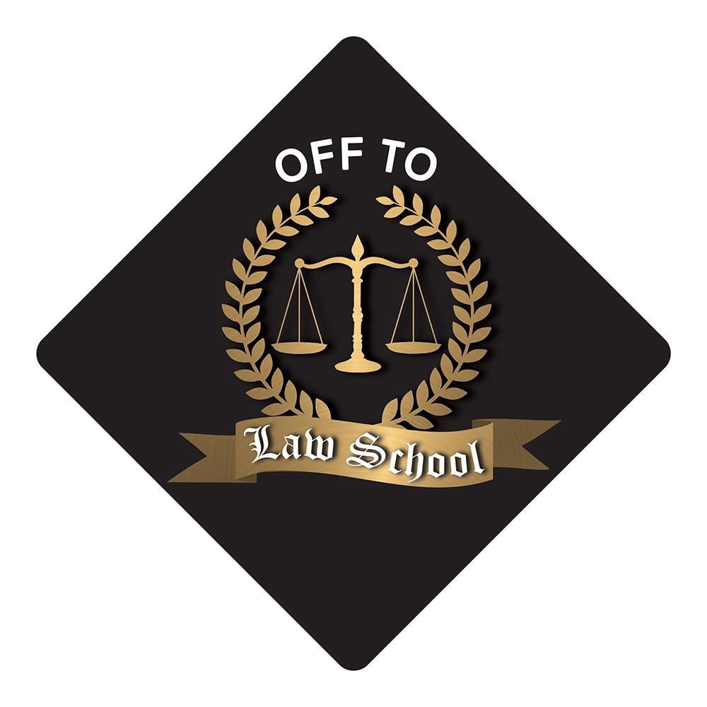 Law School Grad Cap Tassel Topper