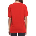 thumbnail image 6 of Otvok Womens Summer Pure Cotton Short Sleeved T-Shirt Valentine'S Day Love Printed Sports Tops, 6 of 6