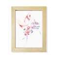 thumbnail image 1 of Carousel Windll Lollipop Watercolor Painting Desktop Adorn Photo Frame Display Art Painting Wooden, 1 of 3