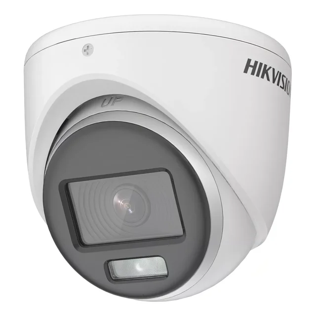 Camara Domo Hikvision 2mp Dual Light Colorvu Con Microfono Color Blanco