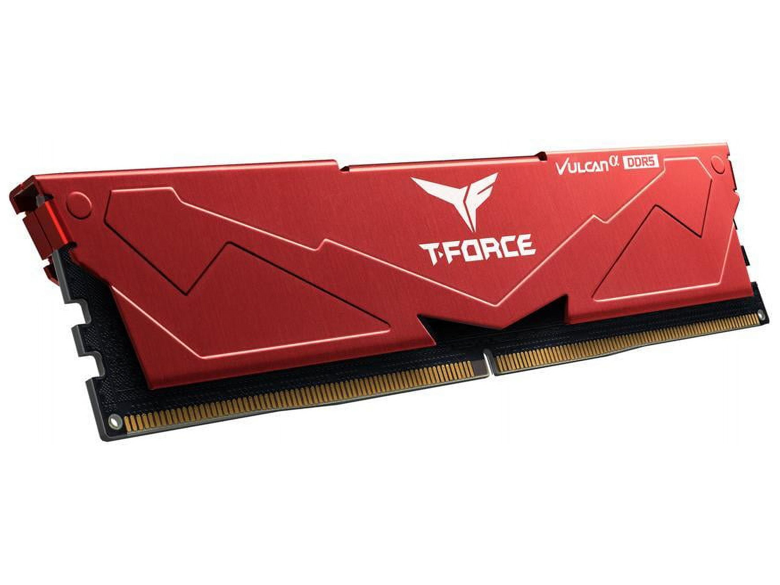 Team Group Vulcan alpha 32GB (2 x 16GB) 288-Pin PC RAM DDR5 6000 (PC5 48000) Desktop Memory Model FLARD532G6000HC38ADC01