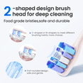 thumbnail image 3 of Marlincare Sonic Electric Toothbrush for Adults,10X more Plaque Removal,Travel Electric Toothbrush,Pink, 3 of 10