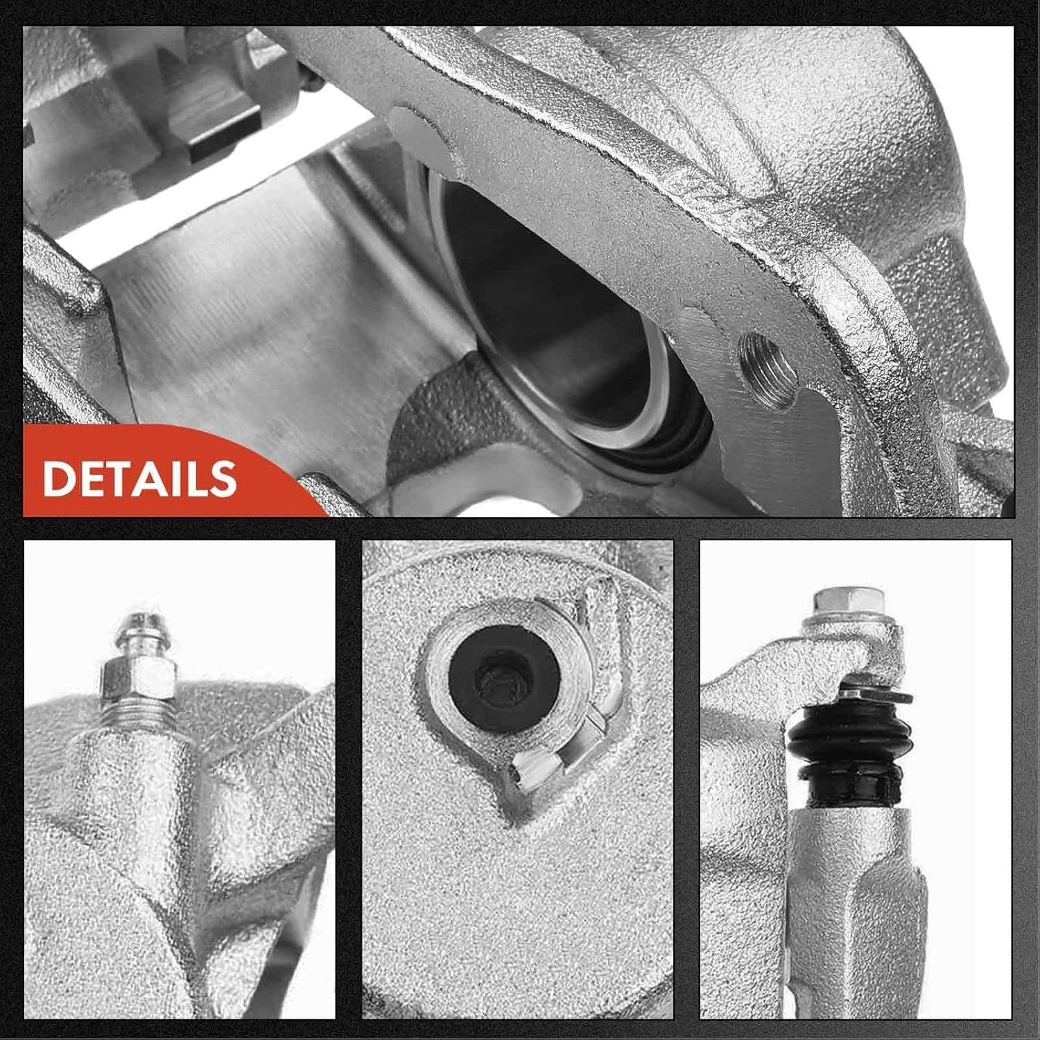 A-Premium Disc Brake Caliper Assembly with Bracket Compatible with Civic 2013-2020 Accord 2003-2017 Fit 2013-2014 CR-Z Acura ILX Front Passenger Side