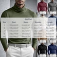 thumbnail image 2 of Rvwovn Men's Turtleneck Long Sleeve Tee, Soft Slim Fit Pullover Basy Layer T-Shirt Fall Winter Wear, 2 of 6
