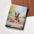 thumbnail image 5 of Happy Mother's Day German Shepherd with Sweets and Flowers at a Picnic Travel Passport Wallet Alsatian Dog Lover Gifts PU Leather Passport Holder Cover - 13005, 5 of 5