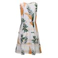 thumbnail image 6 of Ludearly Sundresses for Women 2026 Vacation Swimsuit Cover Ups Floral Beach Dress T-Shirts Tank Dresses S&Yellow, 6 of 7