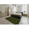 thumbnail image 5 of Ahgly Company Machine Washable Indoor Rectangle Transitional Army Green Area Rugs, 2' x 3', 5 of 7