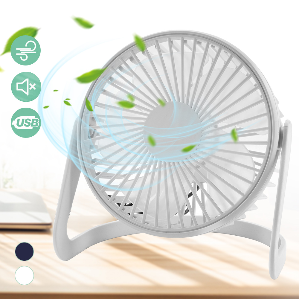 Xhy Desk Table Fan 5 Inch Mini USB Fan Personal Portable Desktop