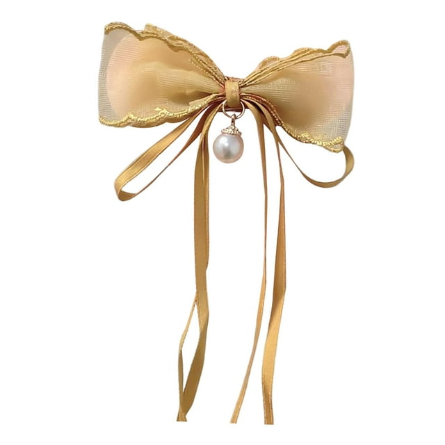 Arco Pinza para el cabello Diademas Accesorios para el peinado del cabello Lazos para el cabello Pasadores con lazo para niños pequeños Niños Mujeres Amarillo