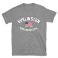 thumbnail image 1 of Burlington Massachusetts Patriot Men's Cotton T-Shirt, 1 of 1
