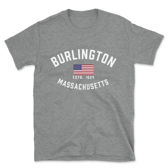 Burlington Massachusetts Patriot Men's Cotton T-Shirt