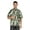 Dark Green, variant on Printed Hawaiian Casual Button-Down Shirt For Men's Half Sleeve Beach Holiday Shirt
