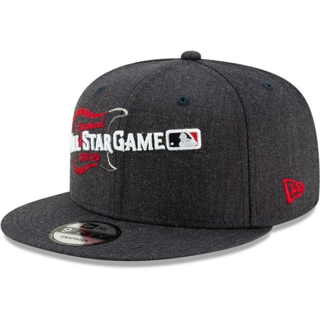 New Era 2019 MLB All-Star Game Heathered Hype 9FIFTY Snapback Adjustable Hat - Black -