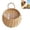 natural beige, dark coffee, original rattan brown, weathered gray white, variant on Hand Woven Wicker Hanging Basket with Plastic Liner, Wall Mount Rattan Flower Planter Basket for Dried Florals Greenery Home Wall Decor