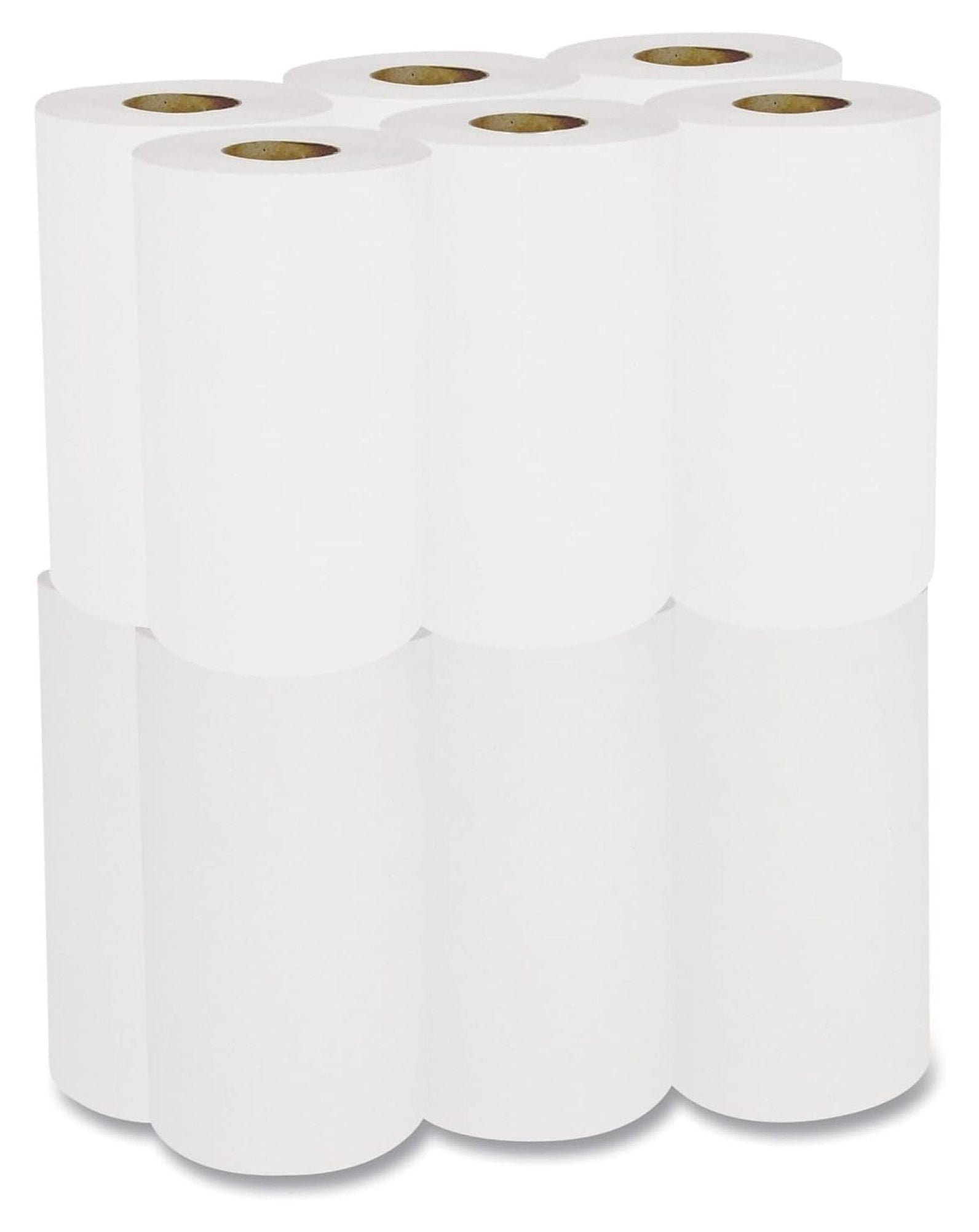 BWK6250 NonPerforated 1-Ply 350 ft. Hardwound Paper Towels - White (12 Rolls/Carton)