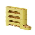 thumbnail image 1 of Food Grade Refrigerator Egg Holder Large Capacity Sliding Tray Auto Roll Design Stackable Storage Container Organizer For Kitchen Fridge, 1 of 3