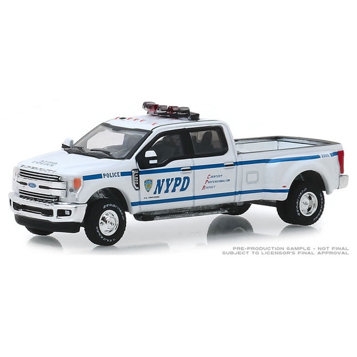 2019 FORD F-350 LARIAT blanche NYPD échelle 1:64 Greenlight 46020 F 