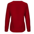 thumbnail image 7 of Oalirro Athletic Tops for Women Winter Womens Casual Long Sleeve Tops Ladies Christmas Print Sweatshirt Blouse, 7 of 7