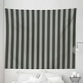 thumbnail image 1 of Retro Tapestry, Optical Illusion Effect Style Pattern with Abstract Quirky Zigzag Model, Fabric Wall Hanging Decor for Bedroom Living Room Dorm, 5 Sizes, Charcoal Grey and Ivory, by Ambesonne, 1 of 1