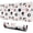 White Cow Geometric, variant on Long Mouse Pads for Desk,Pink Cow Dairy Pattern Desk Mats on Top Of Desks, Desk Mouse Pad Extra Large with 3mm Non-Slip Base and Stitched Edge for Gaming,Office,Work,Home 31.5"x11.8"