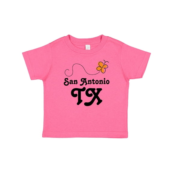 Inktastic San Antonio Texas Butterfly Girls Baby T-Shirt