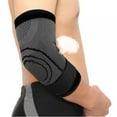 thumbnail image 2 of 1 Pair Arm Sleeve Compression Elbow Pad Cover Anti-sweat Breathable Elastic Band, 2 of 5