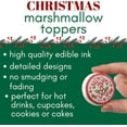 thumbnail image 6 of Christmas Marshmallow Toppers, Festive Holiday Treats, 9 Count, 3.81 Ounce Box, 6 of 8