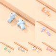 thumbnail image 3 of 1Pair Cute Animal Bite Earring Cartoon Soft Clay Animal Earring Dinosaur Earring, 3 of 6