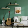 thumbnail image 4 of Stupell Industries Hello Pumpkin Autumn Pinecone Orange Brown Fall Seasonal Canvas Wall Art Design by Gigi Louise, 36" x 36", 4 of 6
