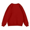 thumbnail image 3 of Kids Pullover Sweatshirt with Merry Letter Print Long Sleeve Crewneck Casual Knit Top for Children Boys Girls, 3 of 4