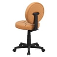 thumbnail image 3 of Scranton & Co Vinyl Basketball Task Office Chair in Black/Orange, 3 of 5
