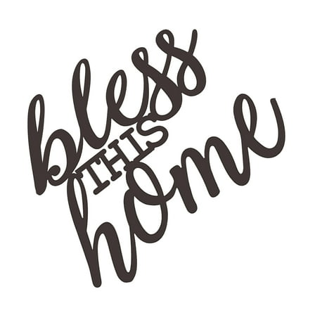 MOKKHNB Letter Decor For Wall Letter Wall Decor Metal Black 1Pcs