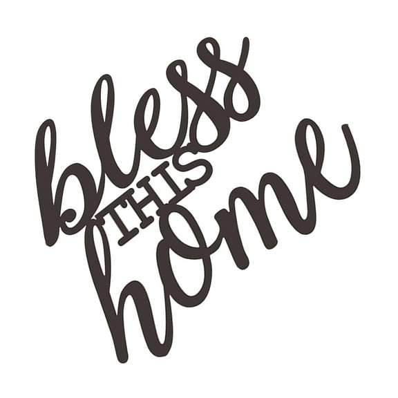 MOKKHNB Letter Decor For Wall Letter Wall Decor Metal Black 1Pcs