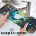 thumbnail image 6 of Kdxio Enchanted Forest Butterfly A Pattern Non-Slip Diatom Mud Faucet Drain Pad,Self Absorbent Mat for Kitchen Sink for Variety Kitchen & Bathroom Countertops, 6 of 7
