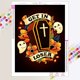 thumbnail image 1 of Pintura de diamantes 5D de dibujos animados para Halloween, mosaico de diamantes completo, bordado, Kits de punto de cruz, decoración de vacaciones en el hogar, arte artesanal, 1 of 4