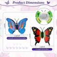 thumbnail image 4 of Led Butterfly Decoration Night Light, 3d Butterfly Sticker Wall Light, Butterfly Decoration Night Light For Garden Backyard Lawn, 4 of 4