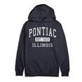 thumbnail image 1 of Pontiac Illinois Classic Established Premium Cotton Hoodie, 1 of 1