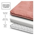 thumbnail image 6 of KriKac Bathroom Rugs, Velvet Memory Foam Bath Mat, Non-Slip, Machine Washable Bath Rugs - Dries Quickly, Ultra Soft Plush Bath Mats for Bathroom, 20 x 32, Misty Rose, 6 of 6