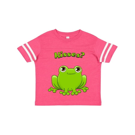 

Inktastic Kisses - Cute Frog Gift Toddler Boy or Toddler Girl T-Shirt