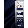 thumbnail image 3 of EA'S SECRET 100% Cotton Pajamas for Women Set Long Sleeve Sleepwear Button Down Loungewear Soft Pjs 2 Piece Lounge Sets(Navy Blue,M), 3 of 7