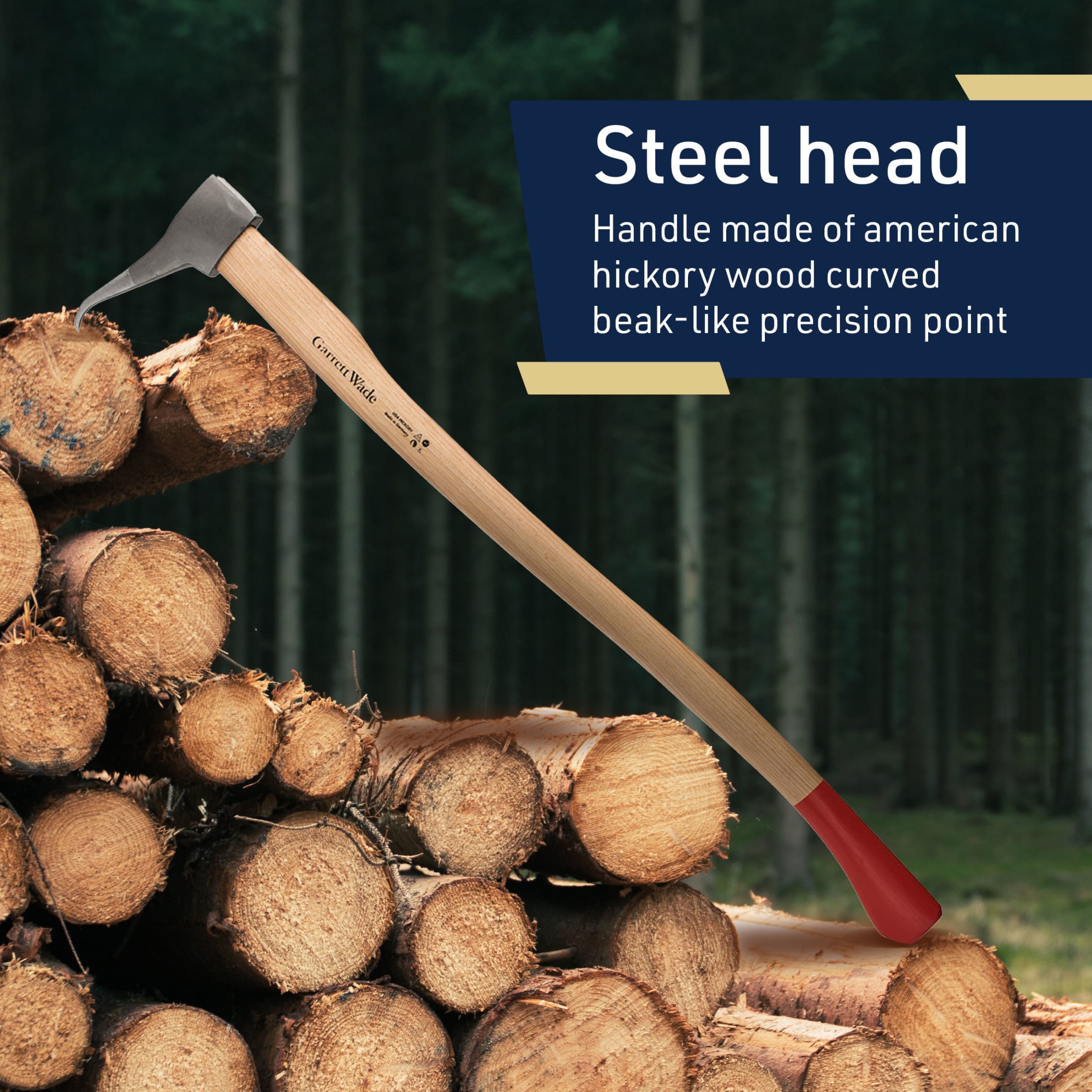 Kings County Tools 31.2” Pickaroon Logging Tool - Hookaroon Log Grabber