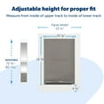 thumbnail image 6 of PetSafe Sliding Glass Cat and Dog Door, Rental Friendly, Large, 6 of 8