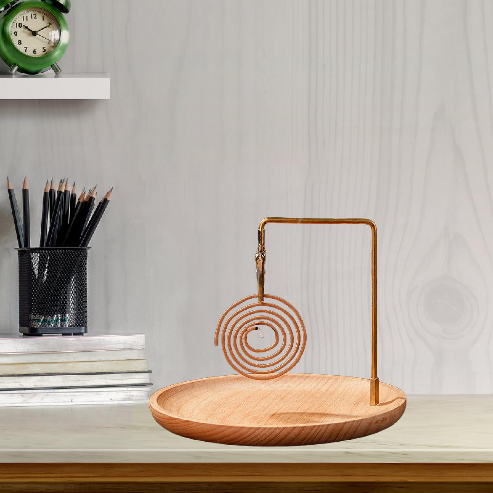 Zxpjkyu Incense Burner Coil Incense Ash Catcher Accessories Wood Supplies Incense Holder