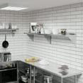 thumbnail image 7 of AmGood 14" Width x 72" Length | Stainless Steel Wall Shelf | Square Edge | Metal Shelving | Heavy Duty | Commercial Grade | Wall Mount | NSF Certified, 7 of 7