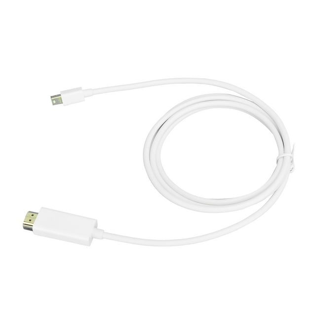 Adaptador de interfaz multimedia Mini Display Port a HD Cable compatible con interfaz multimedia HD de 1,8 m para MacBook Pro/IMAC