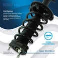 thumbnail image 3 of Detroit Axle - AWD Rear Driver Side Coil Spring and Ready Strut Assembly Replacement for Toyota Highlander Venza, 3 of 7