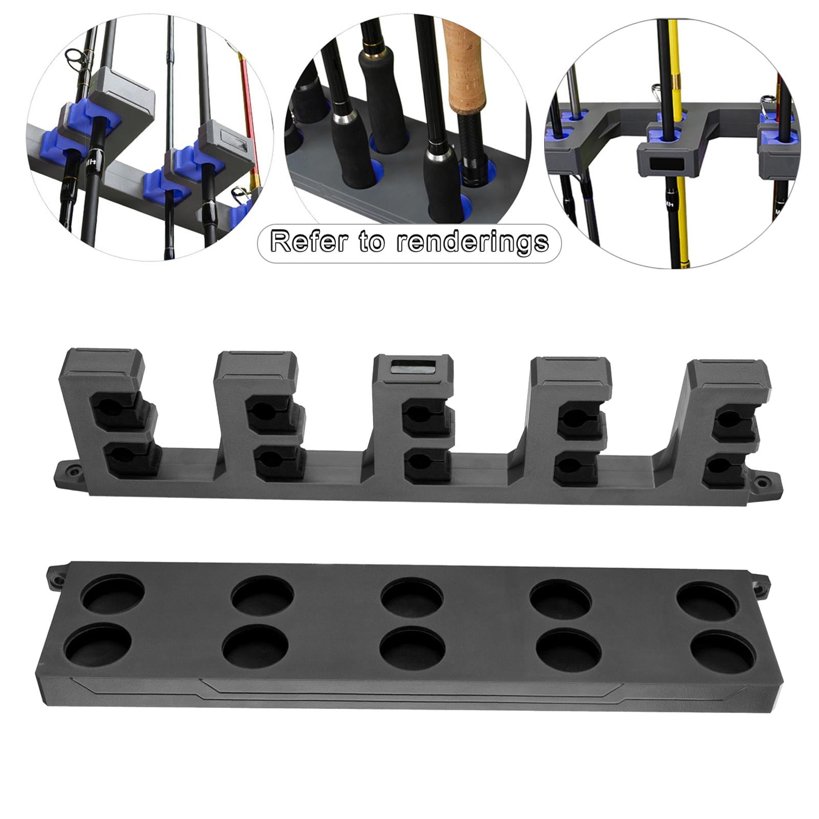 Fishing Rod Rack for Garage Storage Tools Organizer Display Stand Bracket Support Fishing Rod
