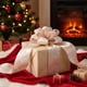 thumbnail image 5 of Arcos de Navidad para el Envoltorio de Regalos Cinta de Satén de Seda de Champaña 200x6.3cm, Cinta de Navidad para la Decoración Del Árbol de la Caja de Regalos Rosa Blanca Plata Copo de Nieve Plaid, 5 of 6
